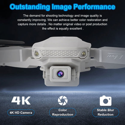 Foldable Wi-Fi Camera Drone with Three Batteries - product view 4