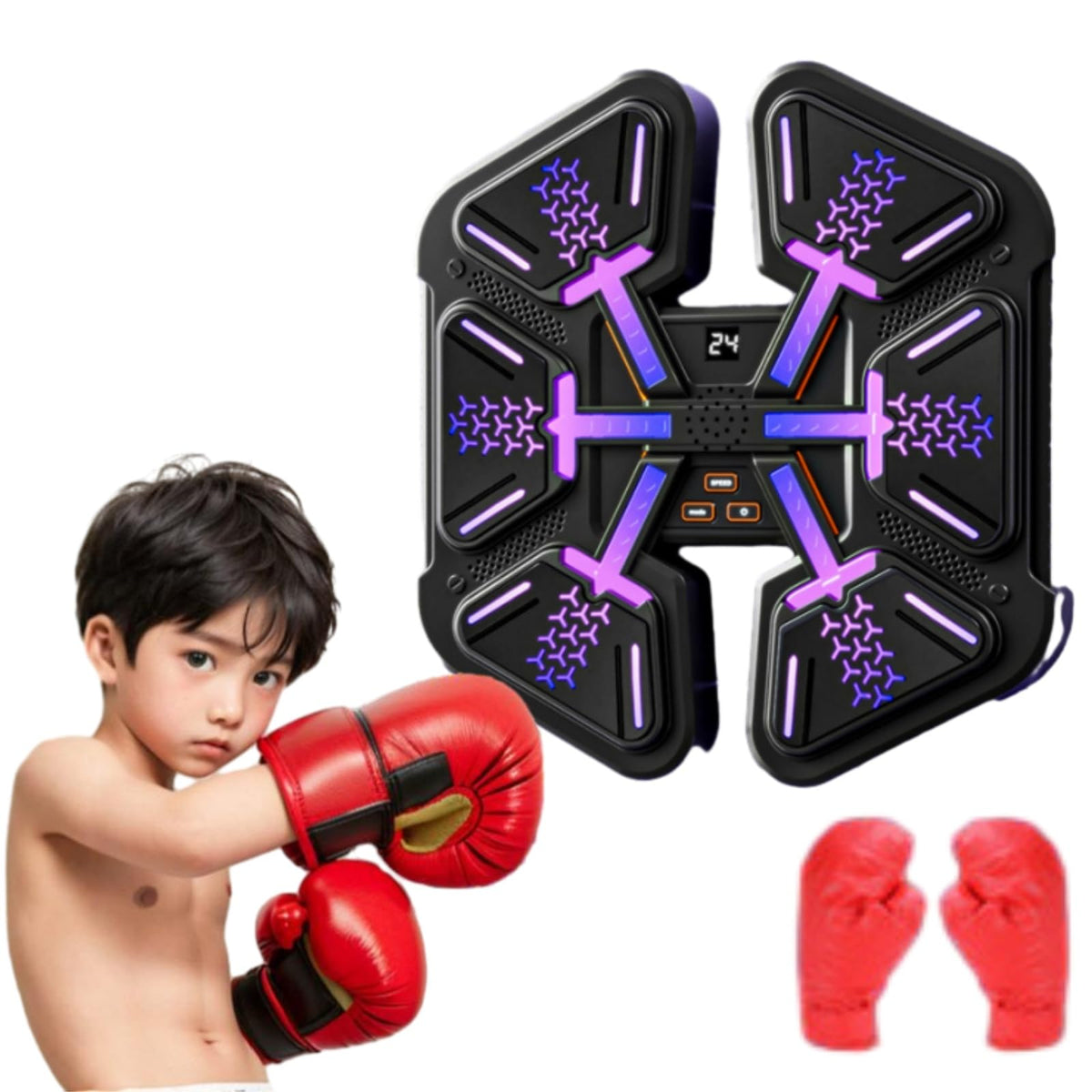 Purple Boxing Training Target - product view 6