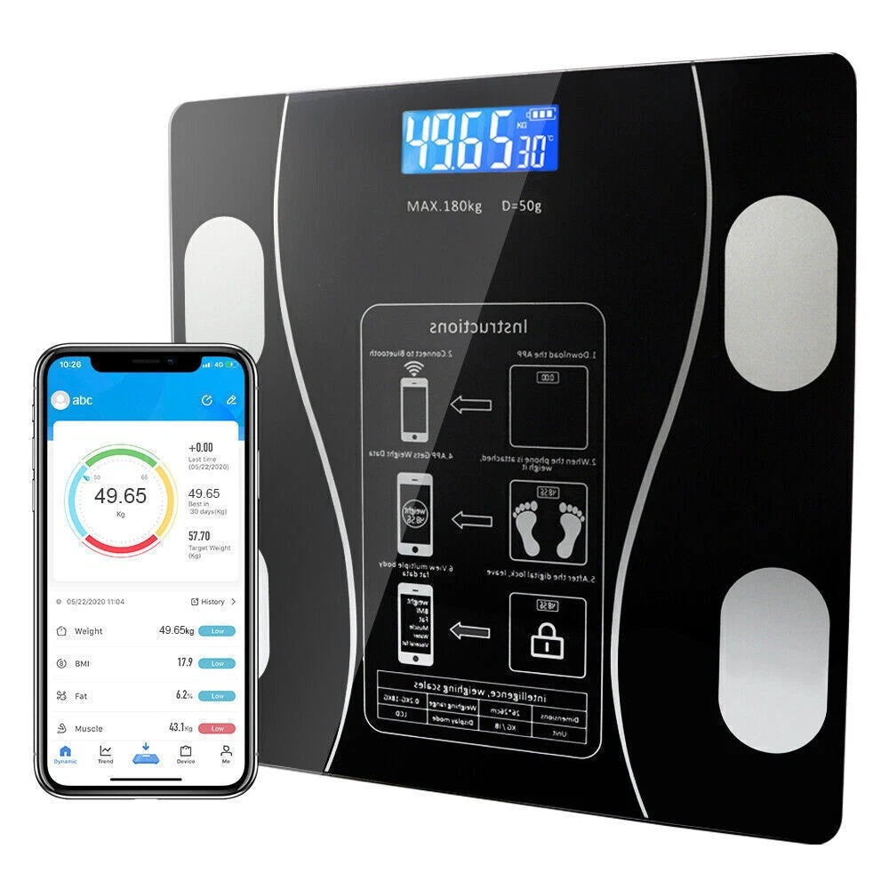 Bluetooth Smart Body Composition Bathroom Scale