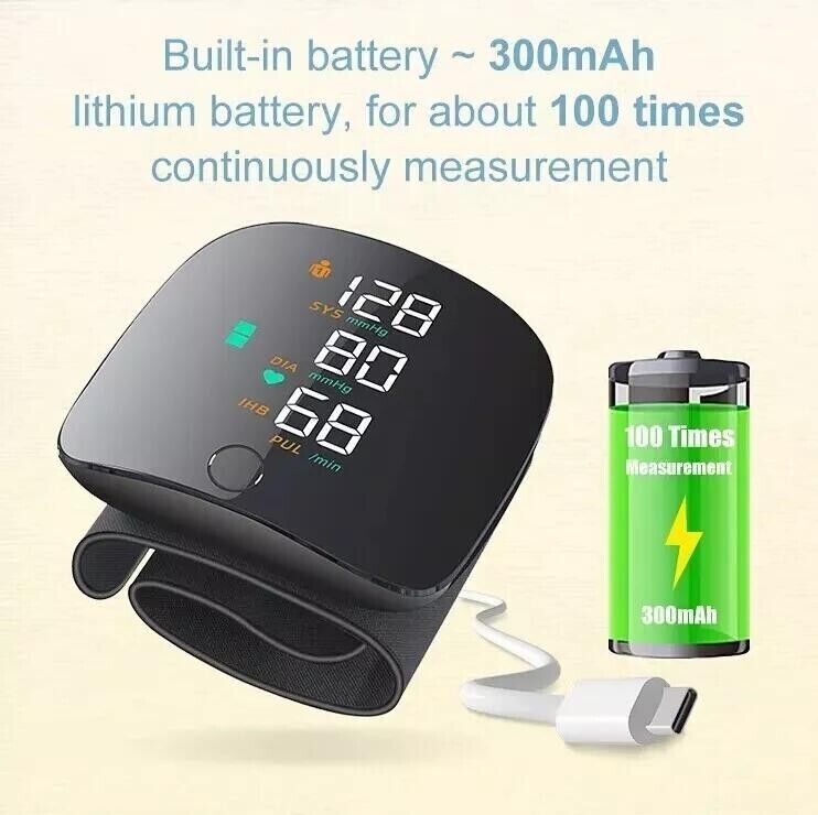 Digital Wrist Blood Pressure Monitor with Storage Case - product view 8