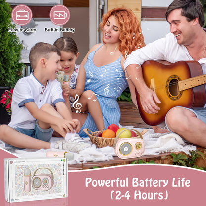Kids’ Karaoke Machine with Two Mics & Six Effects - product view 7