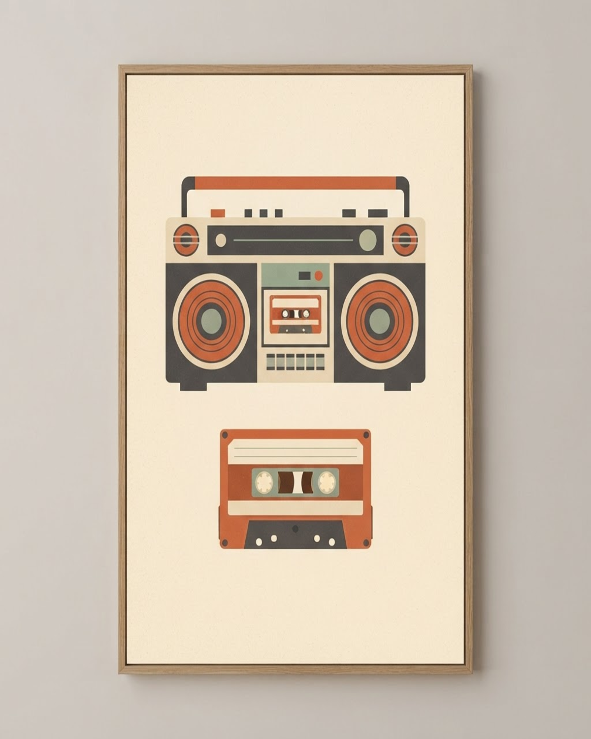 Retro Tech Poster Set (Set of 2)