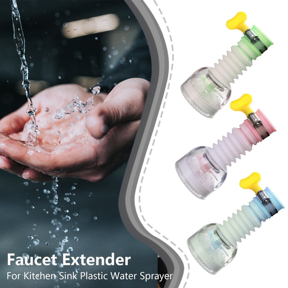 360-rotation kitchen sink faucet extenders - photo 2