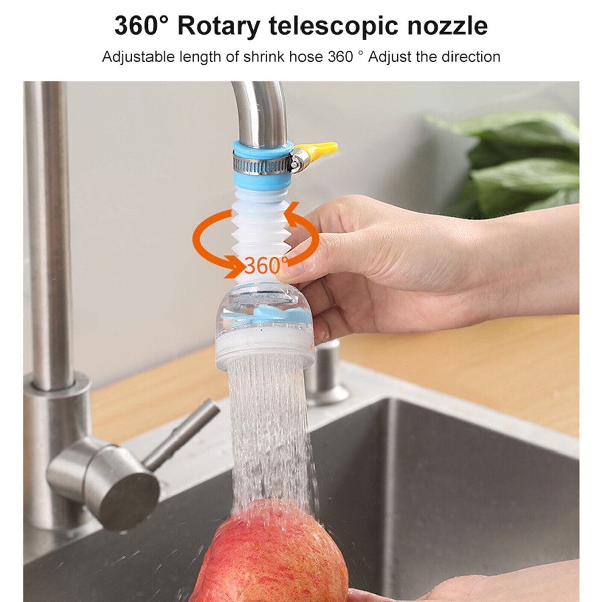 360-rotation kitchen sink faucet extenders - photo 5